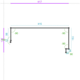 ACIER Prélaqué RAL 7022,...