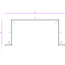 Aluminium Corten, 15/10,...