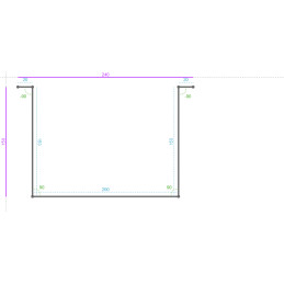 Inox SQUARES 304- Résistant...