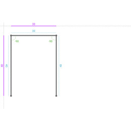 Inox SQUARES - 304L, 15/10,...