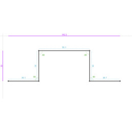 ALUMINIUM Brut, 40/10, Dev....